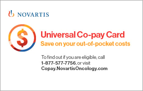 Novartis Universal Co-pay Card for RYDAPT